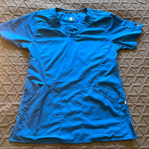 Women’s Carhartt Royal Blue Scrub Set - Picture 2 of 5